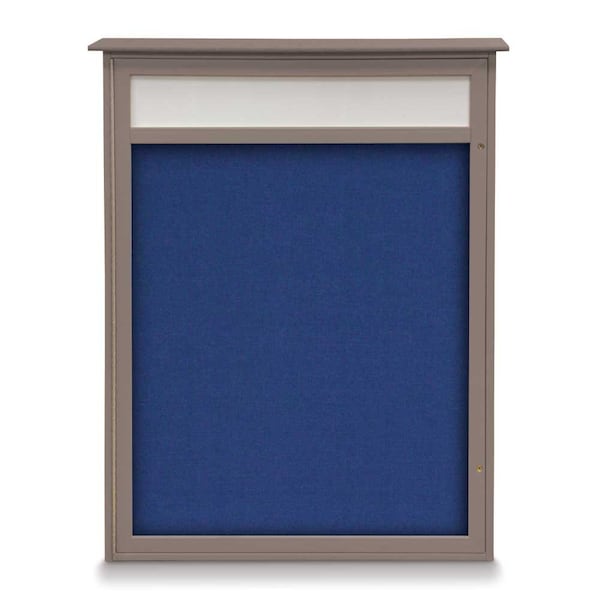Single Door Enclosed Indoor Letterboard